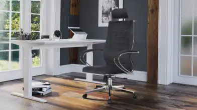 Кресло офисное Odeon, цвет: Серый велюр фото - 1 - превью