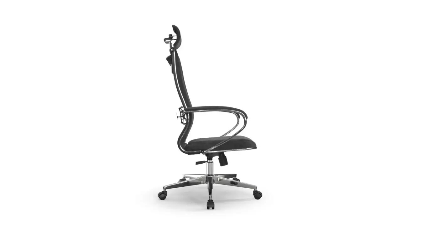 Кресло офисное Odeon, цвет: Серый велюр фото - 2 - большое изображение